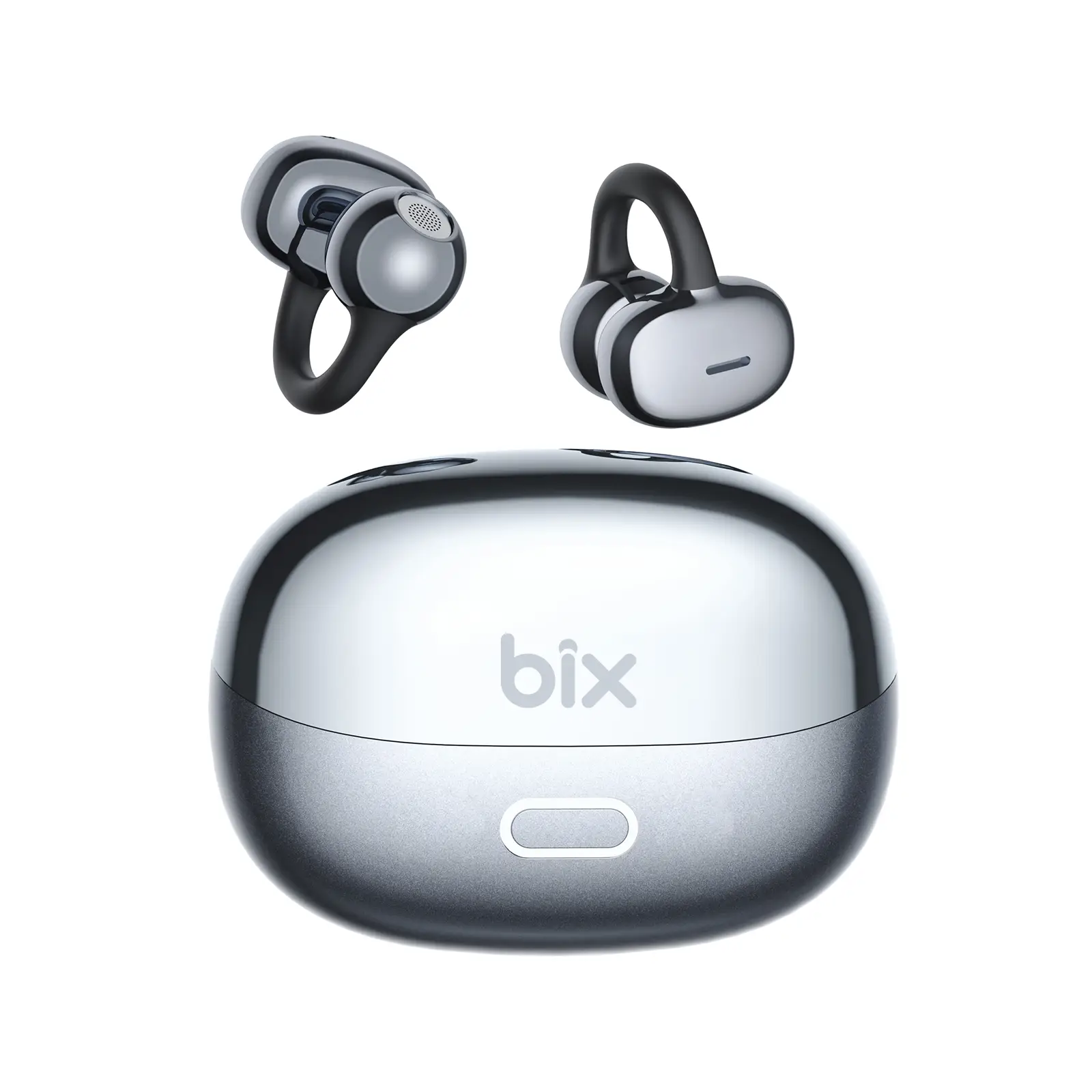 OWS4 Open-Ear Ultra Hafif Klips Tasarımlı Bluetooth 6.0 Kablosuz Kulaklık Siyah IPX5 Suya Dayanıklı ENC Mikrofonlu HD Görüşme Özellikli