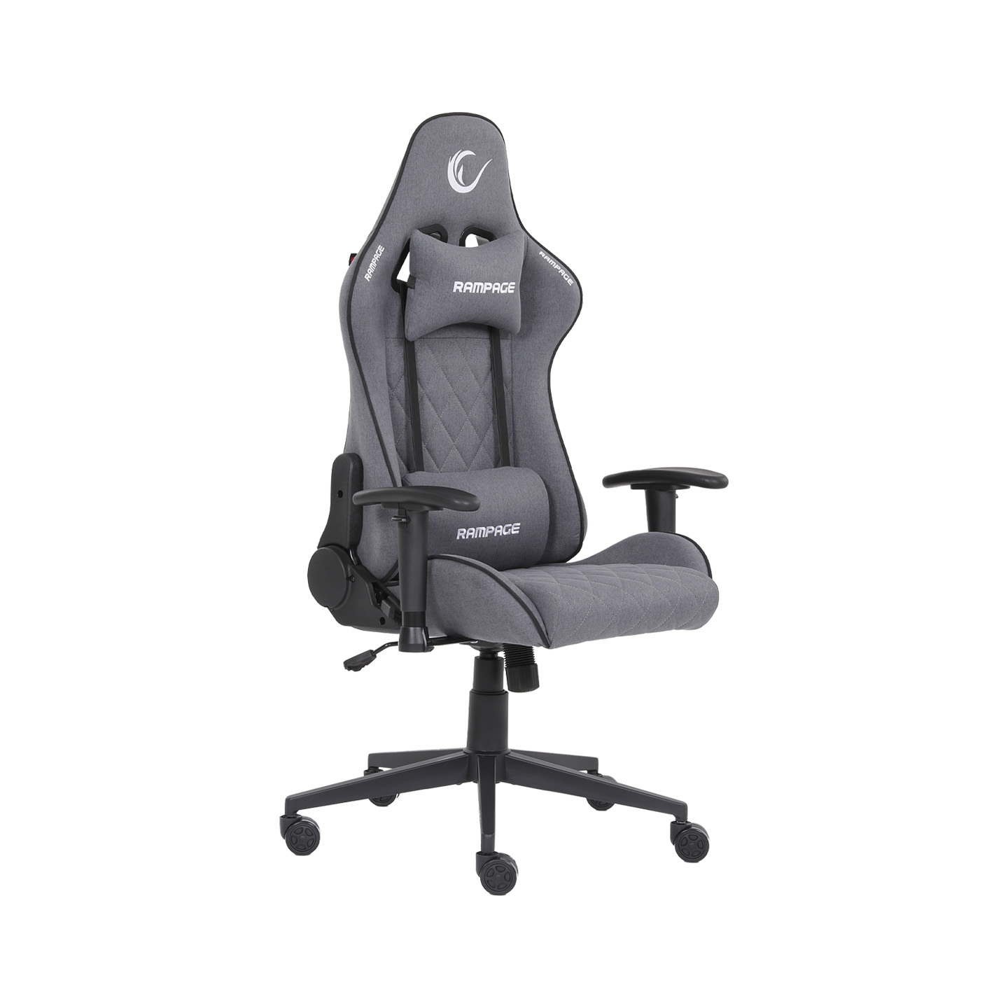 Rampage KL-R29 Myth Üst Seviye Terletmez Kumaş Gri Gaming Oyuncu Koltuğu (Outlet)