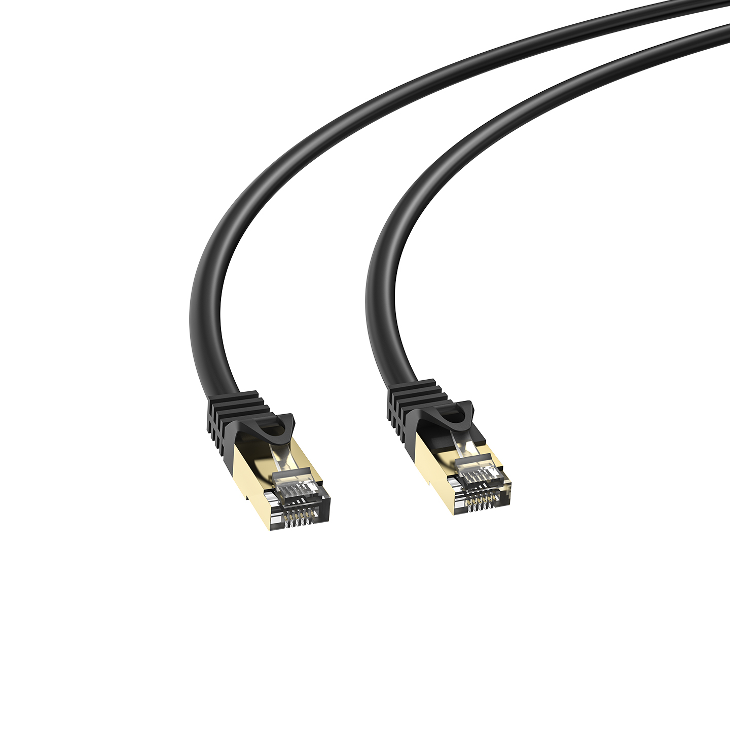 S-link MM-CAT710 10m Siyah S/FTP CCA CAT7 Gold Uçlu Ağ Bağlantı Kablosu